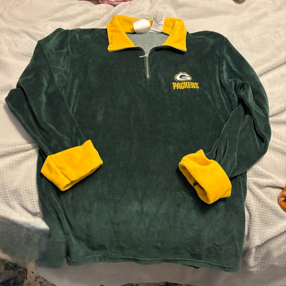Official Vintage Game Day Green Bay Packers QuarterZip